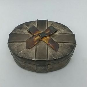 Vintage Pewter "Adele's II" Jewelry Box